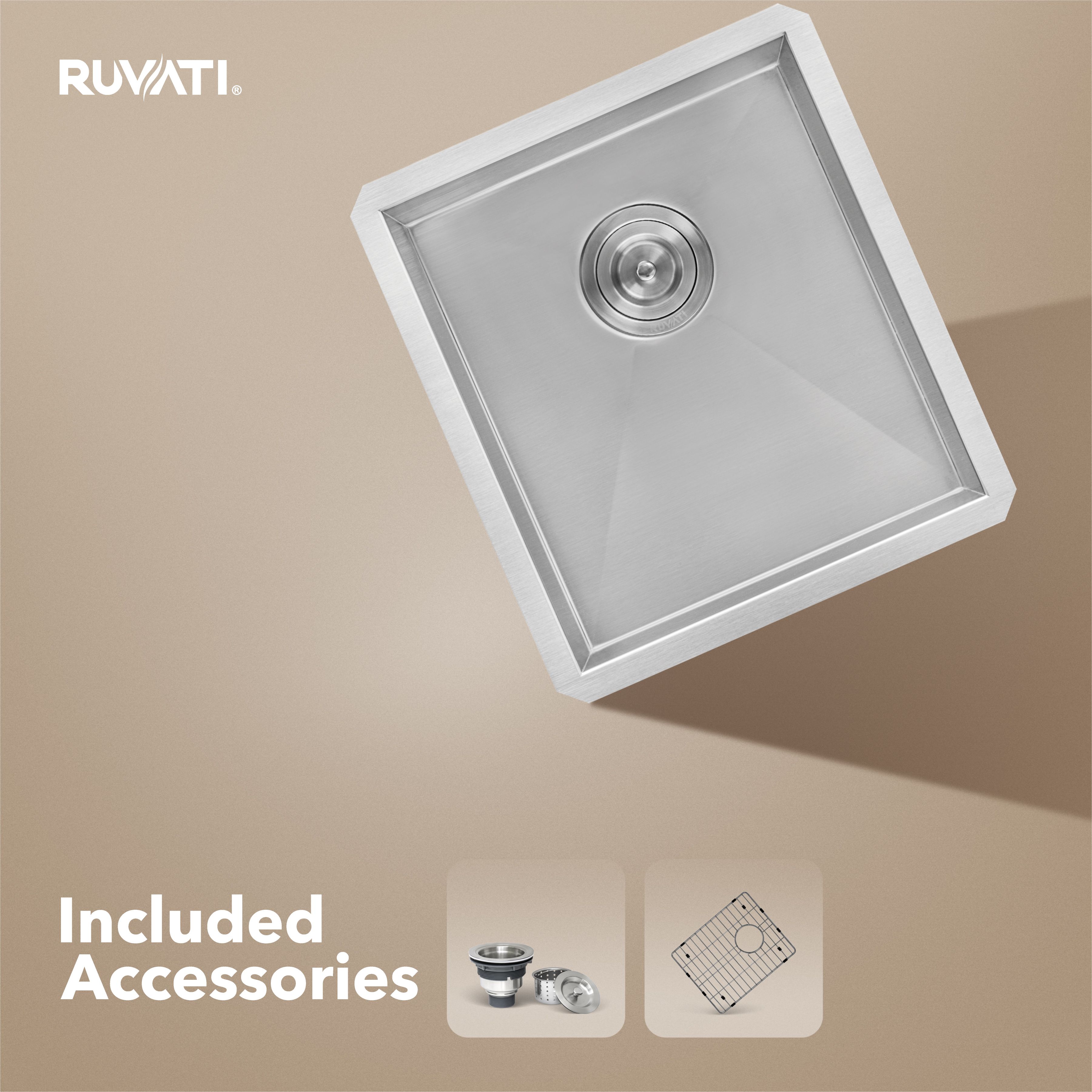 Ruvati Nesta — Tarja de Bar / Prep en Acero Inoxidable — Acero Inoxidable — 2