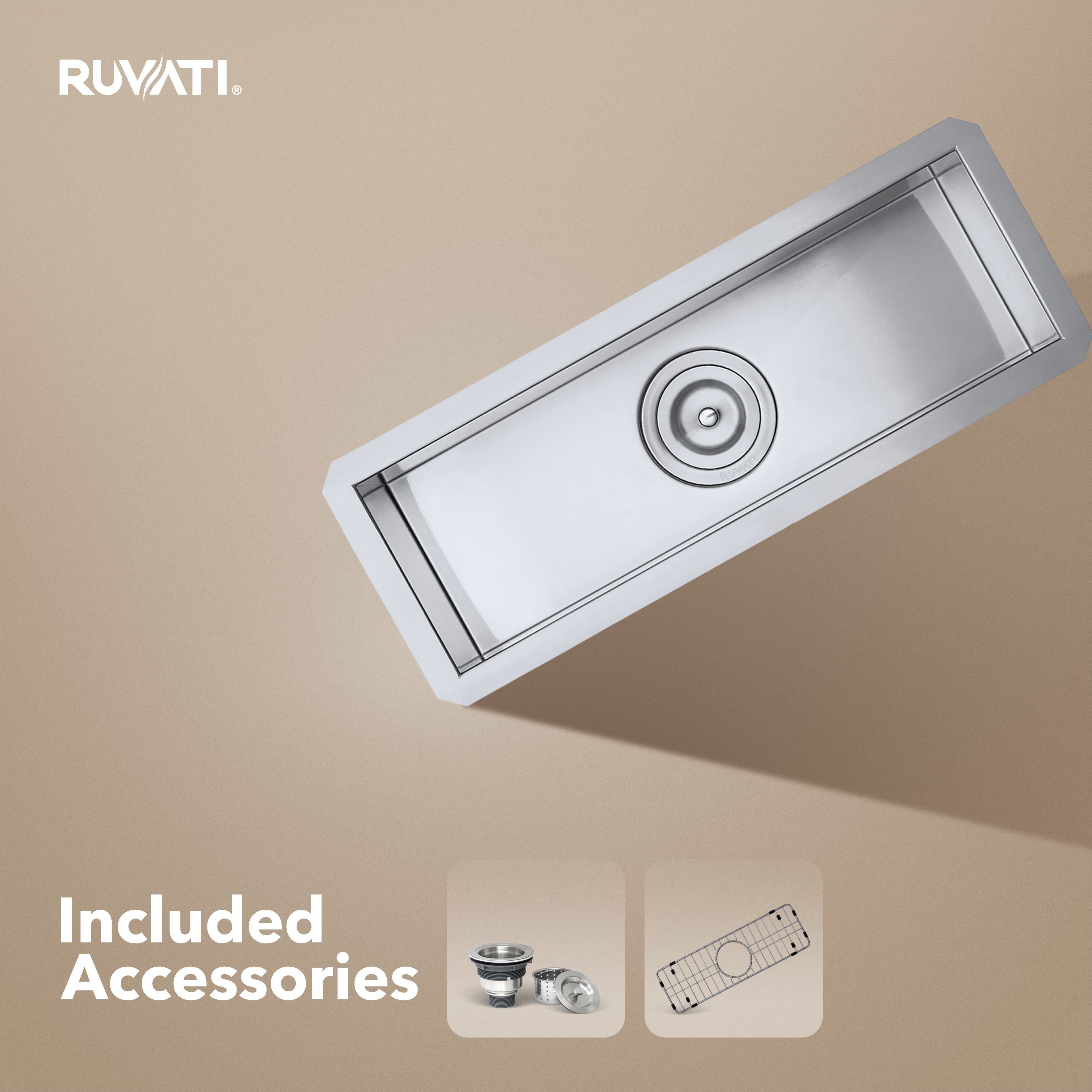 Ruvati Nesta — Tarja de Cocina en Acero Inoxidable — Acero Inoxidable — 2