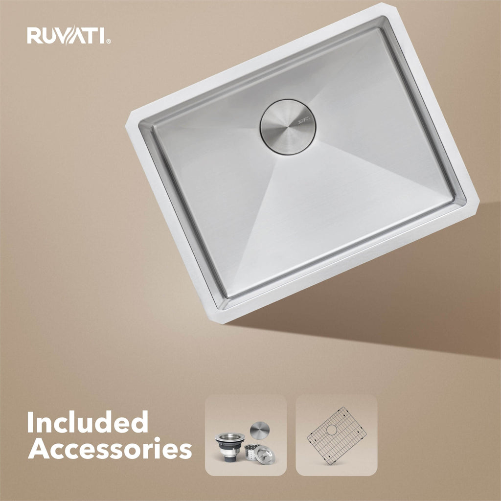 Ruvati Gravena — Tarja de Bar / Prep en Acero Inoxidable — Acero Inoxidable — 1