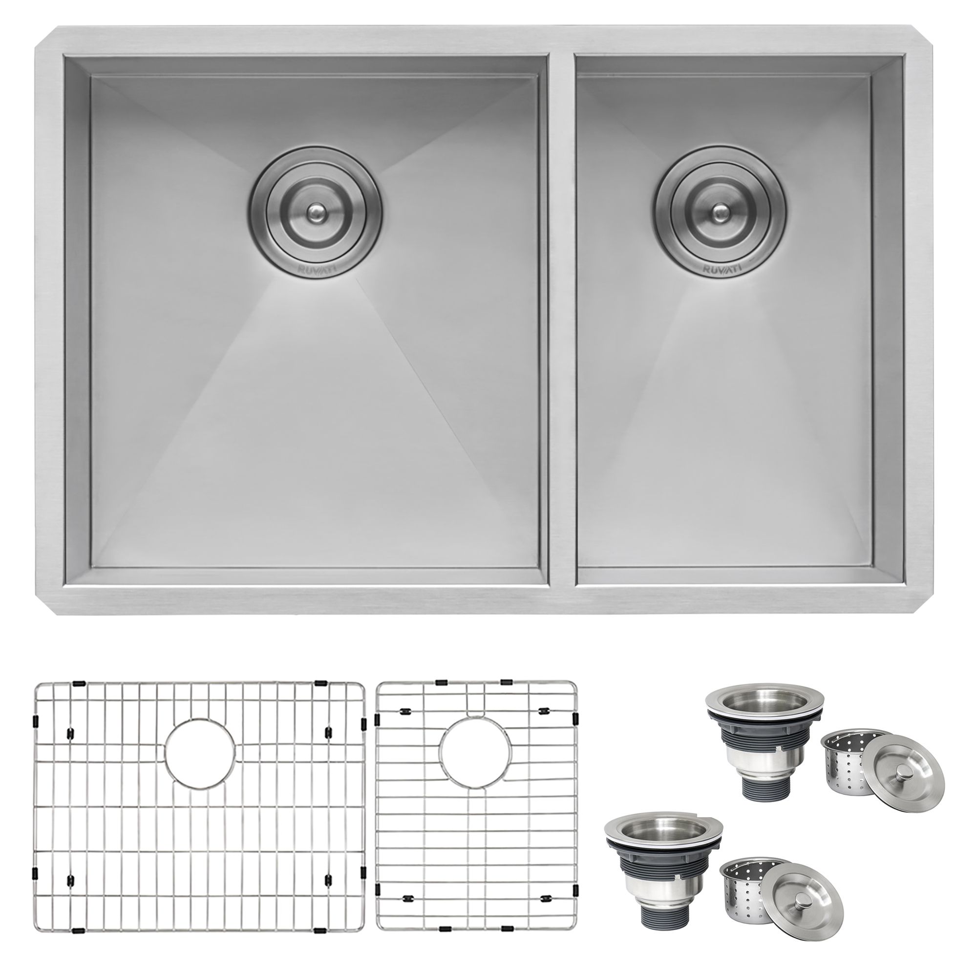 Ruvati Nesta — Tarja de Cocina en Acero Inoxidable — Acero Inoxidable