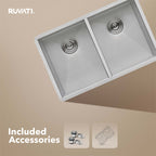 Ruvati Nesta — Tarja de Cocina en Acero Inoxidable — Acero Inoxidable — 1