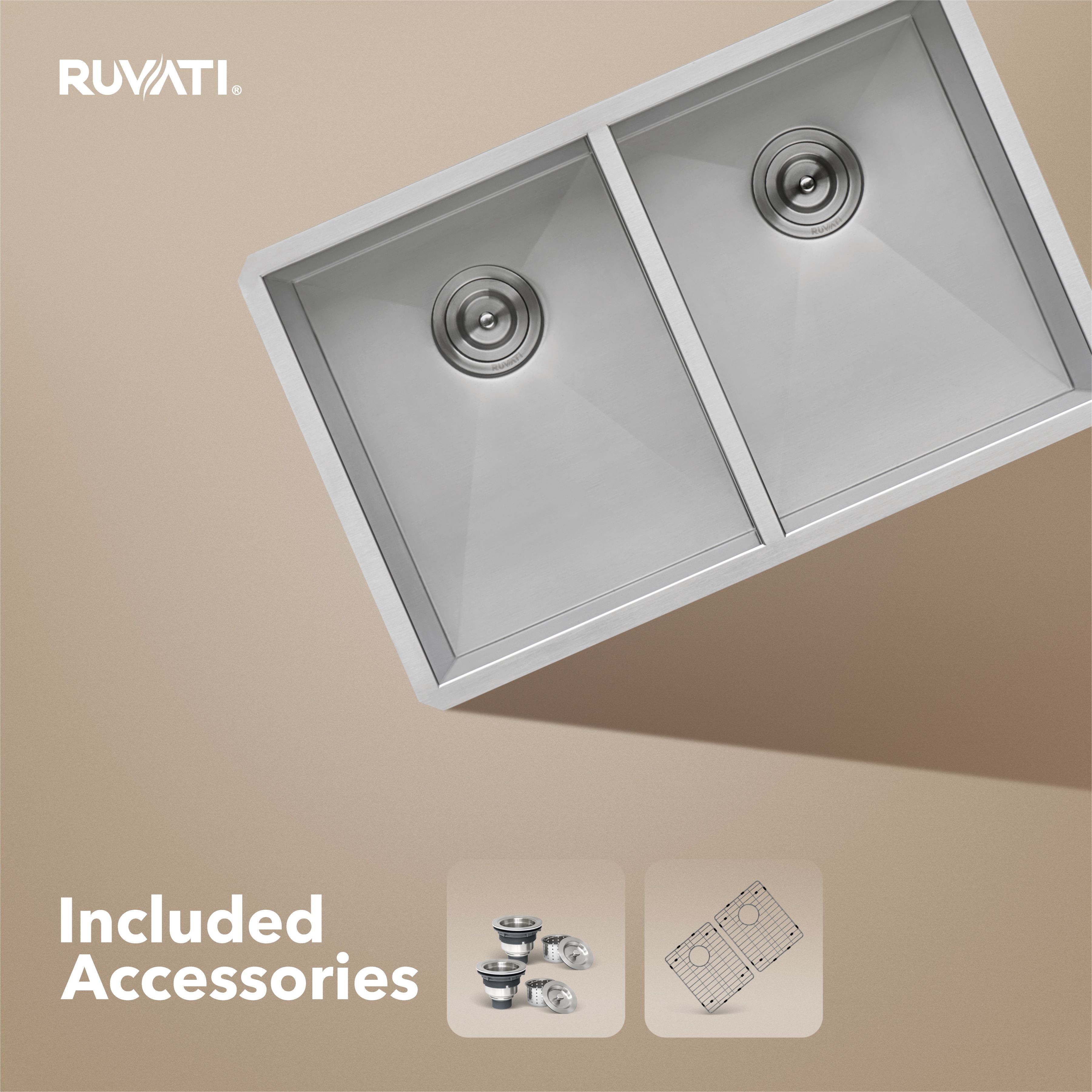 Ruvati Nesta — Tarja de Cocina en Acero Inoxidable — Acero Inoxidable — 2