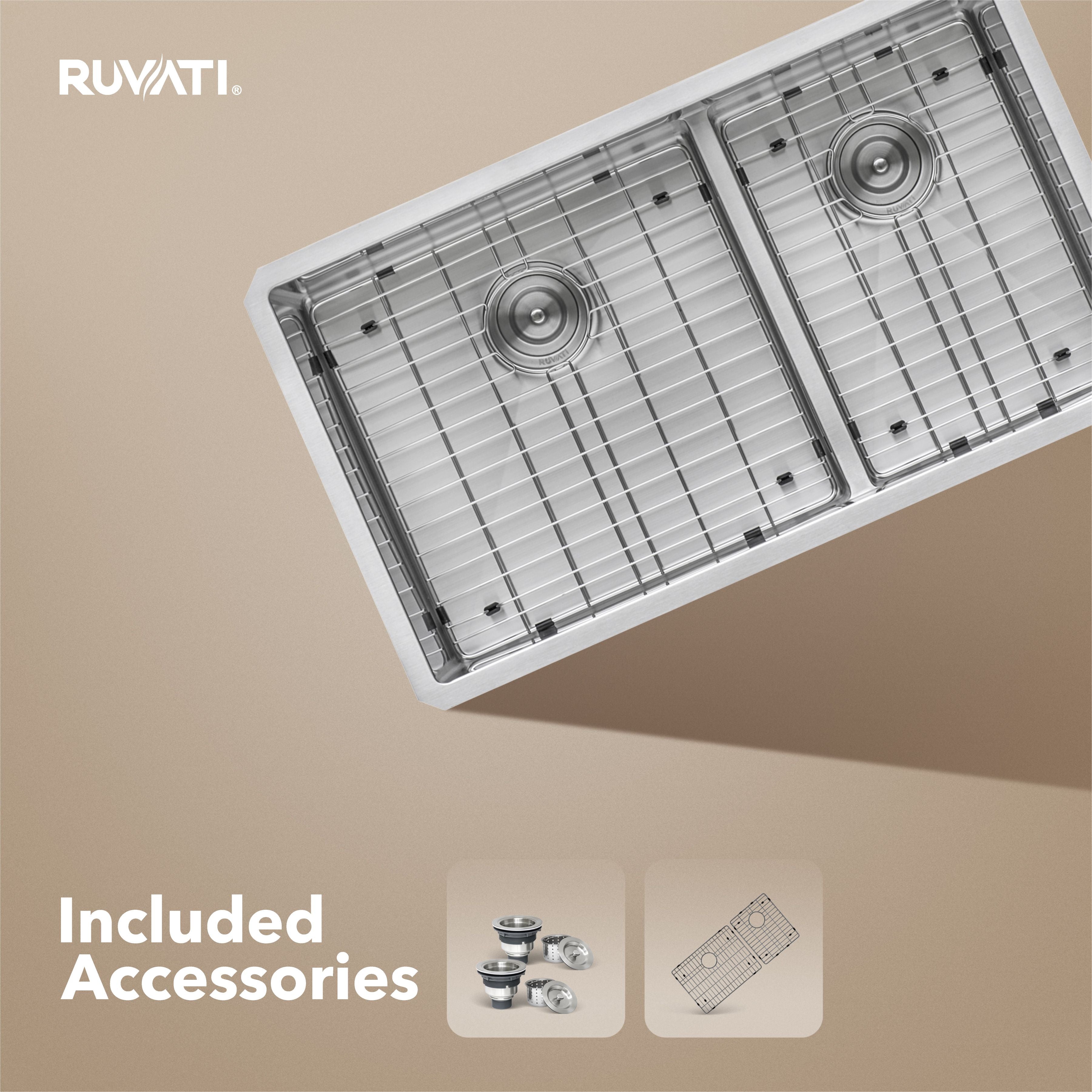 Ruvati Urbana — Tarja de Cocina en Acero Inoxidable — Acero Inoxidable — 2