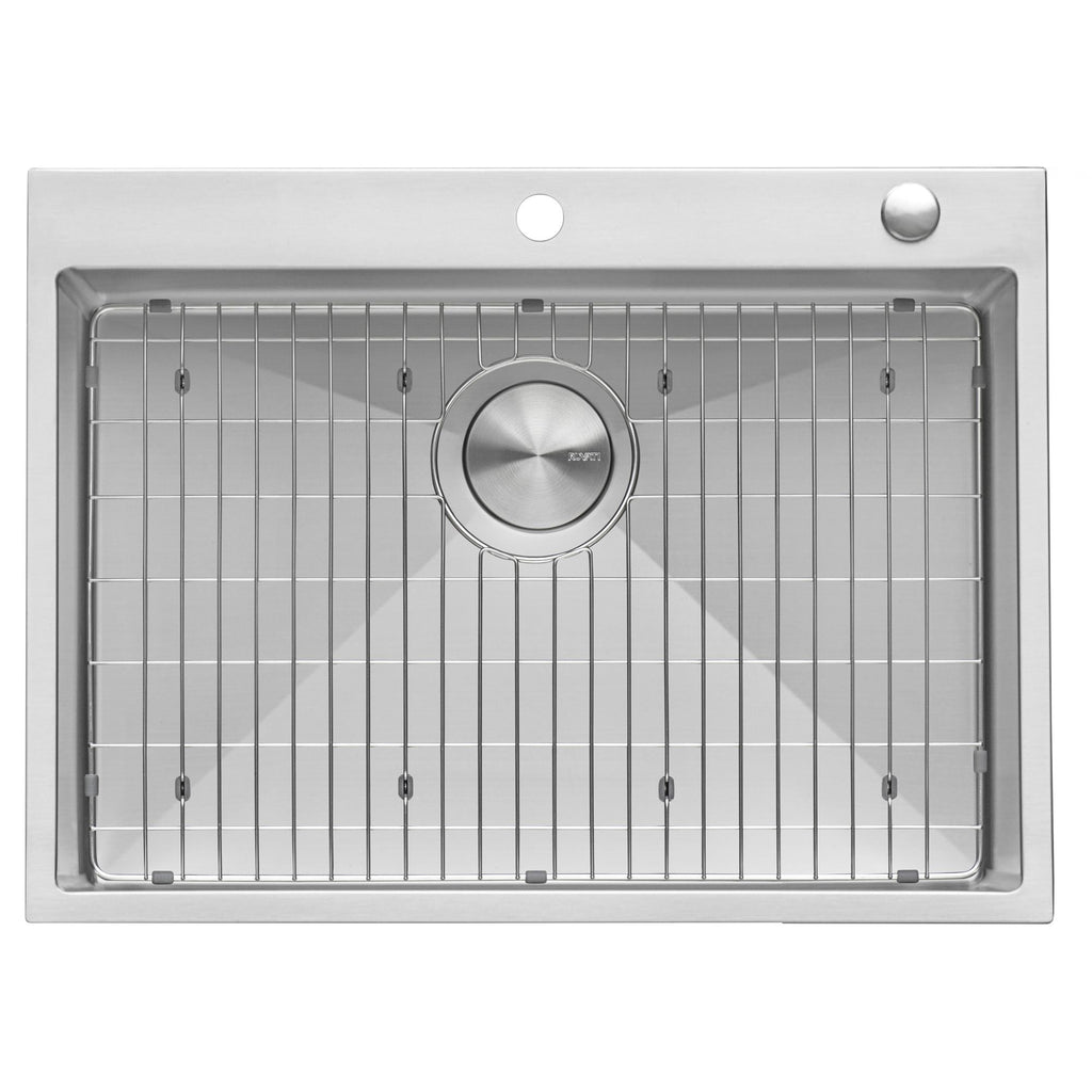 Ruvati Tirana Pro — Tarja de Cocina de 27 x 20 pulg en Acero Inoxidable — Acero Inoxidable