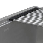 Ruvati Vino — Tarja Workstation de Cocina de 23 x 20 pulg en Acero Inoxidable — Acero Inoxidable — 4