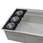 Ruvati Dual-Tier Nova — Tarja Workstation de Cocina en Acero Inoxidable — Acero Inoxidable — 3