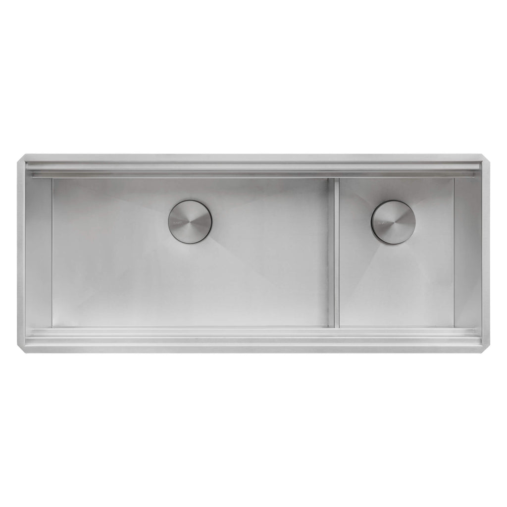 Ruvati Dual-Tier — Tarja Workstation de Cocina en Acero Inoxidable — Acero Inoxidable — 3