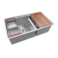 Ruvati Roma — Tarja Workstation de Cocina en Acero Inoxidable — Acero Inoxidable