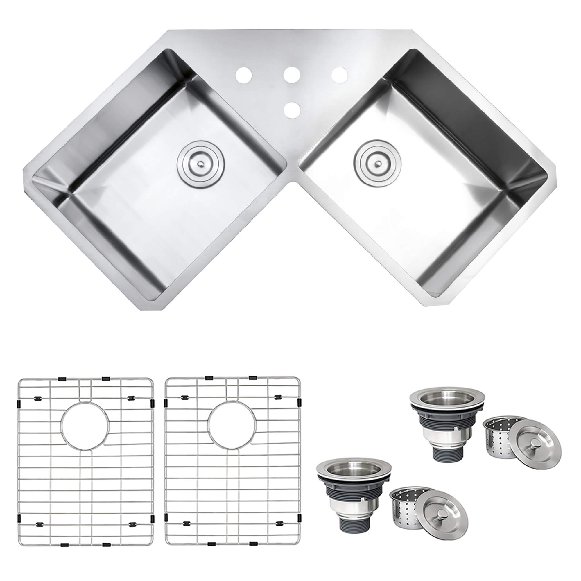 Ruvati Gravena — Tarja de Cocina en Acero Inoxidable — Acero Inoxidable