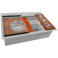 Ruvati Dual-Tier — Tarja Workstation de Cocina en Acero Inoxidable — Acero Inoxidable