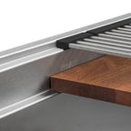 Ruvati Dual-Tier — Tarja Workstation de Cocina en Acero Inoxidable — Acero Inoxidable — 4