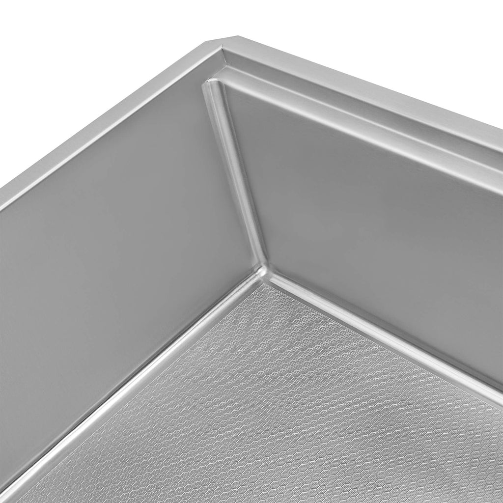 Ruvati Roma Hex — Tarja Workstation de Cocina en Acero Inoxidable — Acero Inoxidable — 2