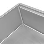 Ruvati Roma Hex — Tarja Workstation de Cocina en Acero Inoxidable — Acero Inoxidable — 2