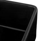 Ruvati Fiamma — Tarja Farmhouse de Cocina de 30 x 20 pulg en Fireclay — Negro Brillante — 4