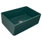Ruvati Fiamma — Tarja Farmhouse de Cocina de 30 x 20 pulg en Fireclay — Verde Esmeralda — 3