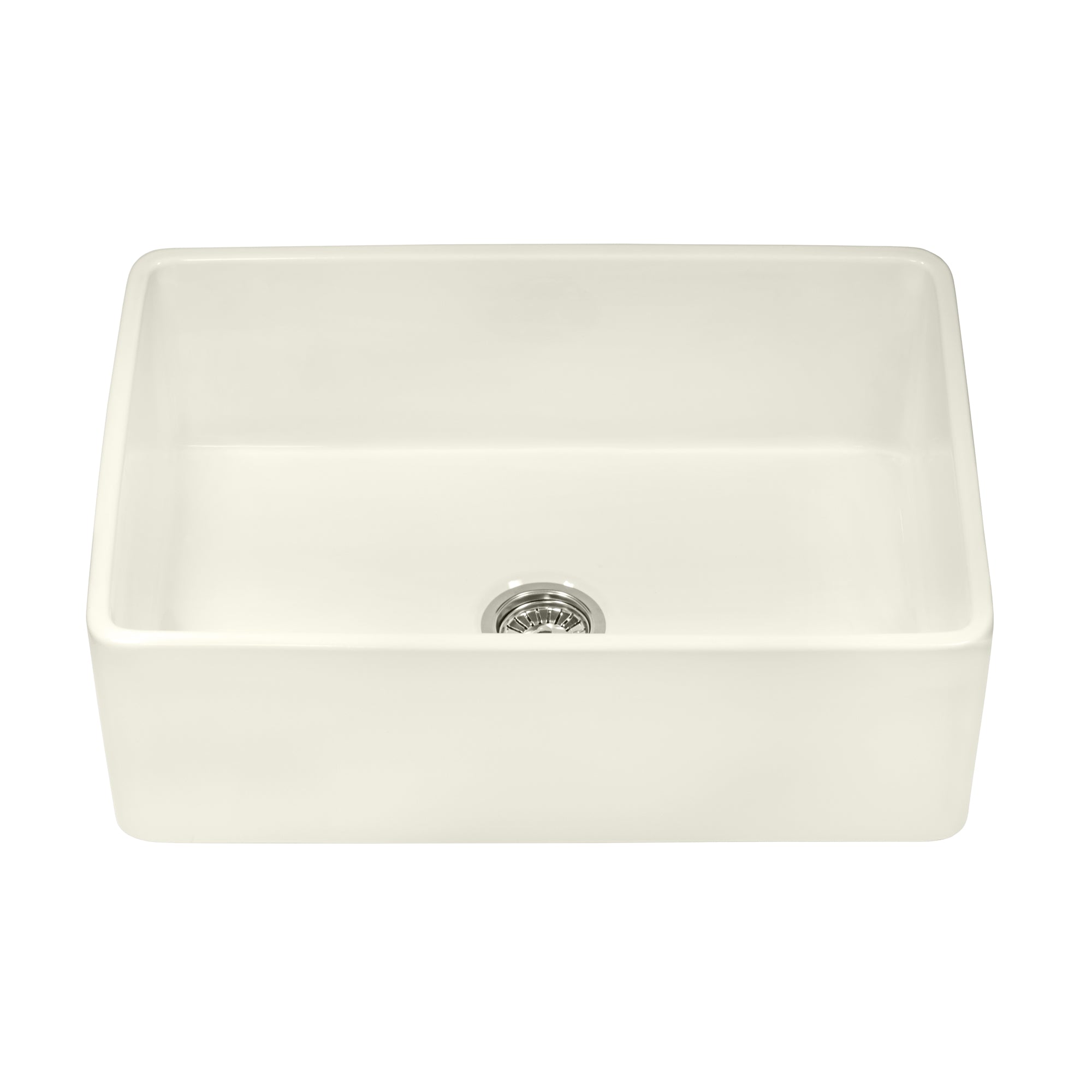 Ruvati Fiamma — Tarja Farmhouse de Cocina de 33 x 20 pulg en Fireclay — Crema Biscuit — 2