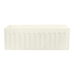 Ruvati Fiamma — Tarja Farmhouse de Cocina de 33 x 20 pulg en Fireclay — Crema Biscuit — 3