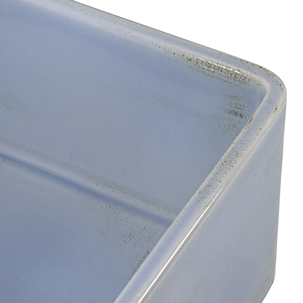 Ruvati Fiamma — Tarja Farmhouse de Cocina de 33 x 20 pulg en Fireclay — Azul Costa — 4