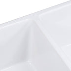 Ruvati Fiamma — Tarja Farmhouse de Cocina de 33 x 18 pulg en Fireclay — Blanco — 3