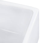 Ruvati Fiamma — Tarja Farmhouse de Cocina de 33 x 18 pulg en Fireclay — Blanco — 4