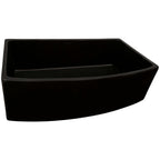 Ruvati Fiamma — Tarja Farmhouse de Cocina en Fireclay — Negro — 2