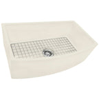 Ruvati Fiamma — Tarja Farmhouse de Cocina en Fireclay — Blanco — 4