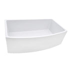 Ruvati Fiamma — Tarja Farmhouse de Cocina en Fireclay — Blanco (WH) — 4