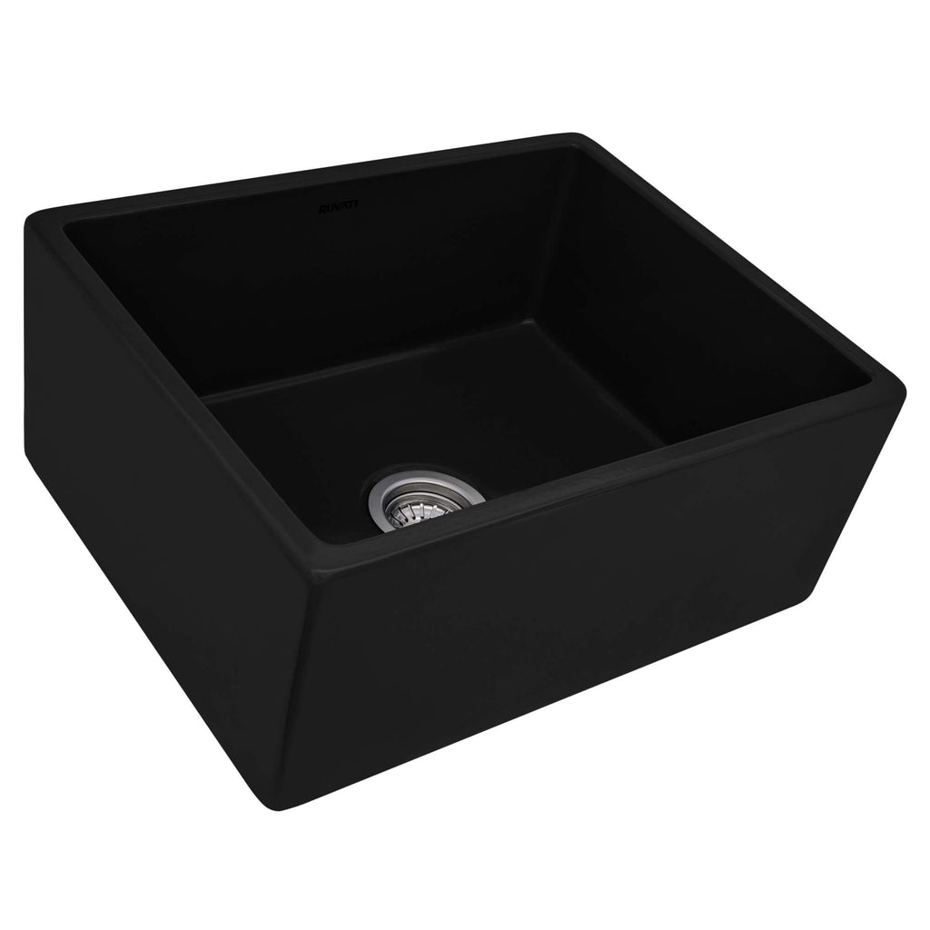Ruvati Fiamma — Tarja Farmhouse de Cocina en Fireclay — Arcilla