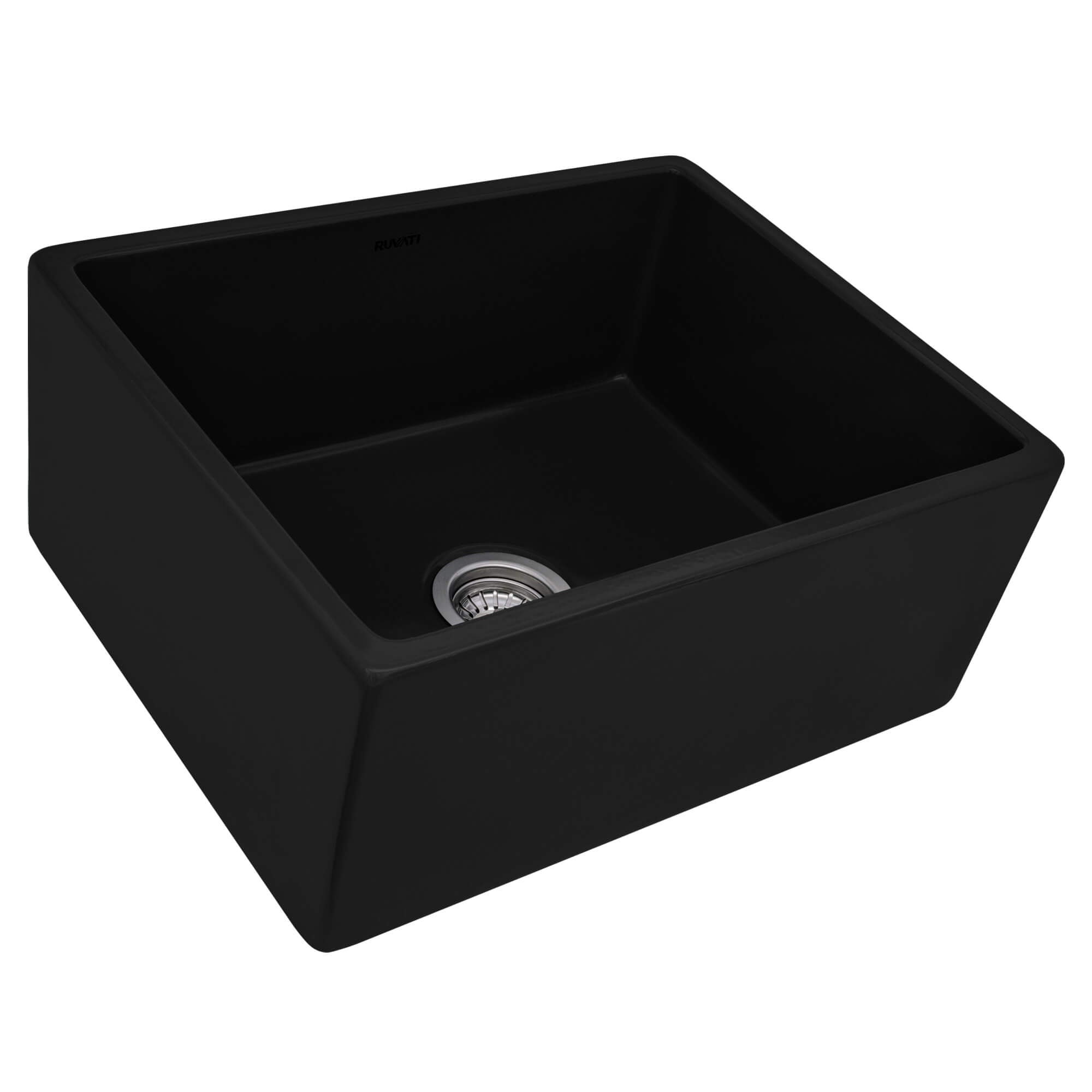 Ruvati Fiamma — Tarja Farmhouse de Cocina en Fireclay — Arcilla
