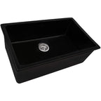 Ruvati Fiamma — Tarja de Cocina en Fireclay — Negro — 1