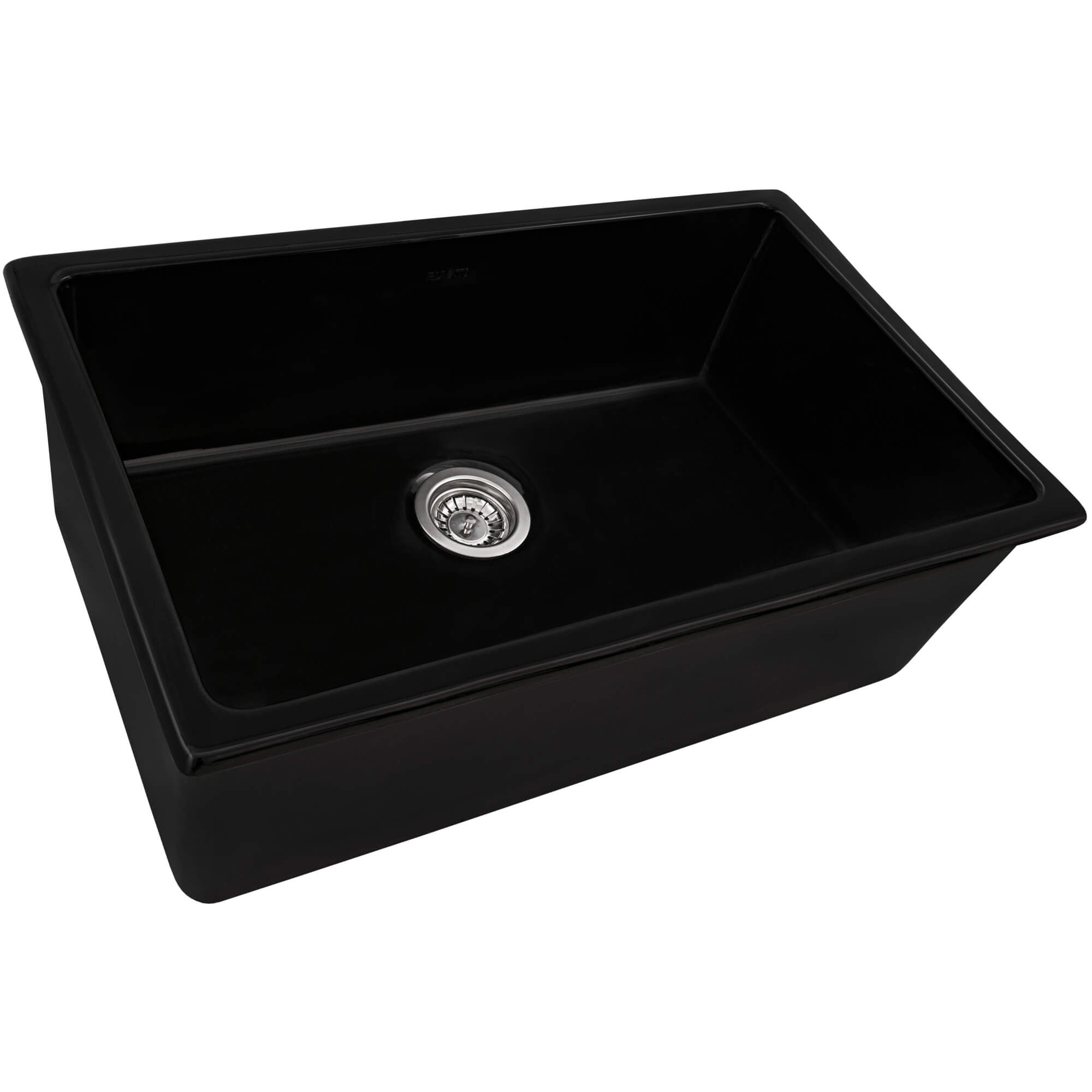 Ruvati Fiamma — Tarja de Cocina en Fireclay — Negro — 1