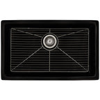 Ruvati Fiamma — Tarja de Cocina en Fireclay — Negro — 2