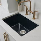 Ruvati Fiamma — Tarja de Cocina en Fireclay — Negro Brillante