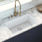 Ruvati Fiamma — Tarja de Cocina en Fireclay — Blanco — 2