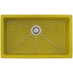 Ruvati Fiamma — Tarja de Cocina en Fireclay — Amarillo — 3