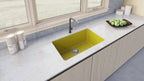 Ruvati Fiamma — Tarja de Cocina en Fireclay — Amarillo — 2