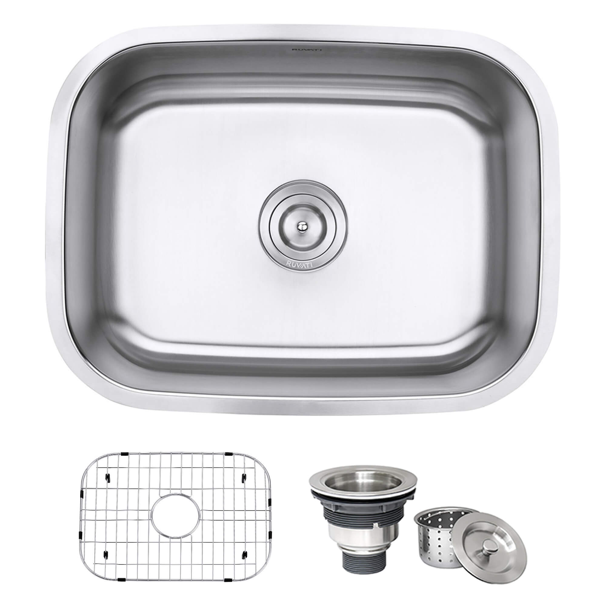 Ruvati Parmi — Tarja de Cocina en Acero Inoxidable — Acero Inoxidable — 1