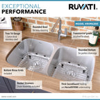 Ruvati Parmi — Tarja de Cocina en Acero Inoxidable — Acero Inoxidable — 1