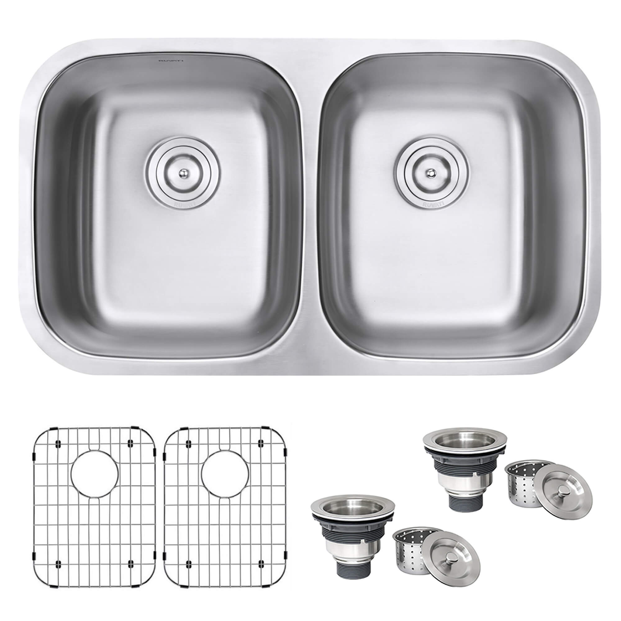 Ruvati Parmi — Tarja de Cocina en Acero Inoxidable — Acero Inoxidable — 2