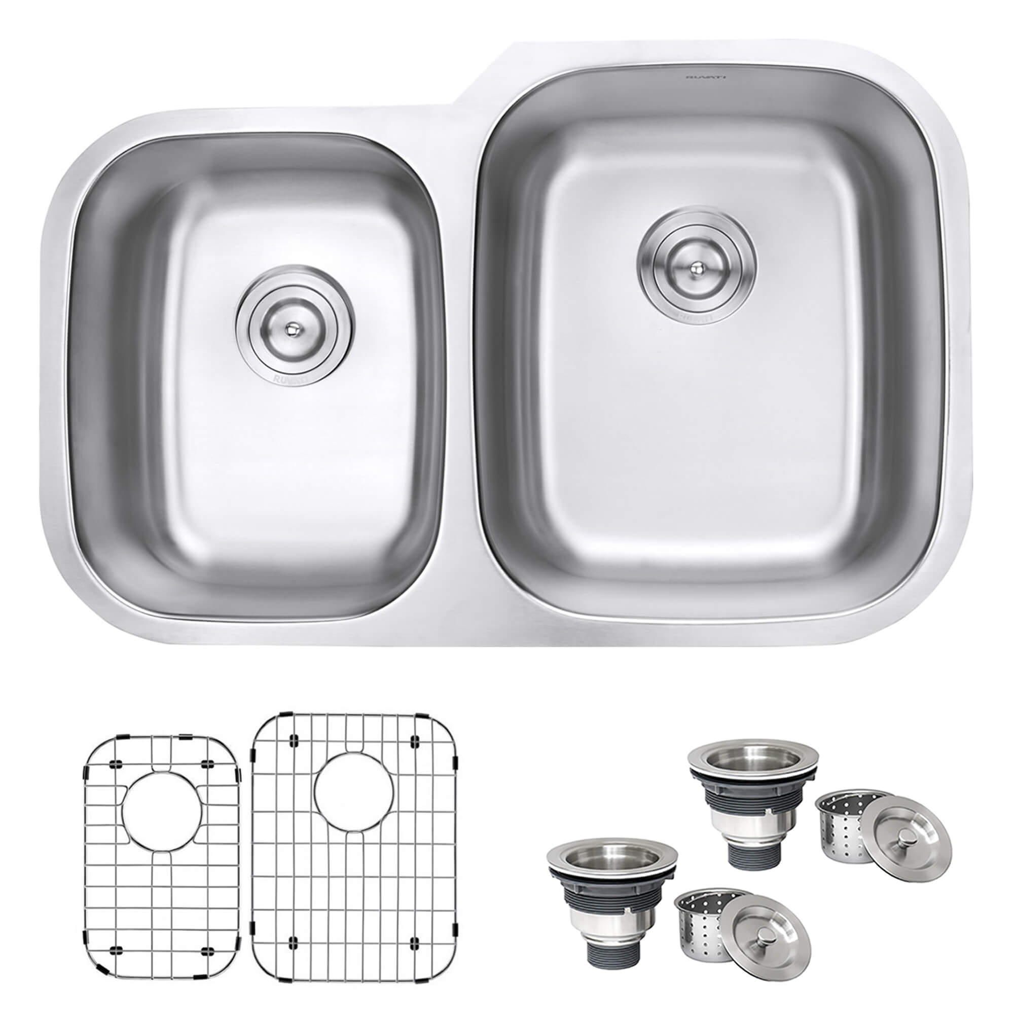 Ruvati Parmi — Tarja de Cocina en Acero Inoxidable — Acero Inoxidable — 4