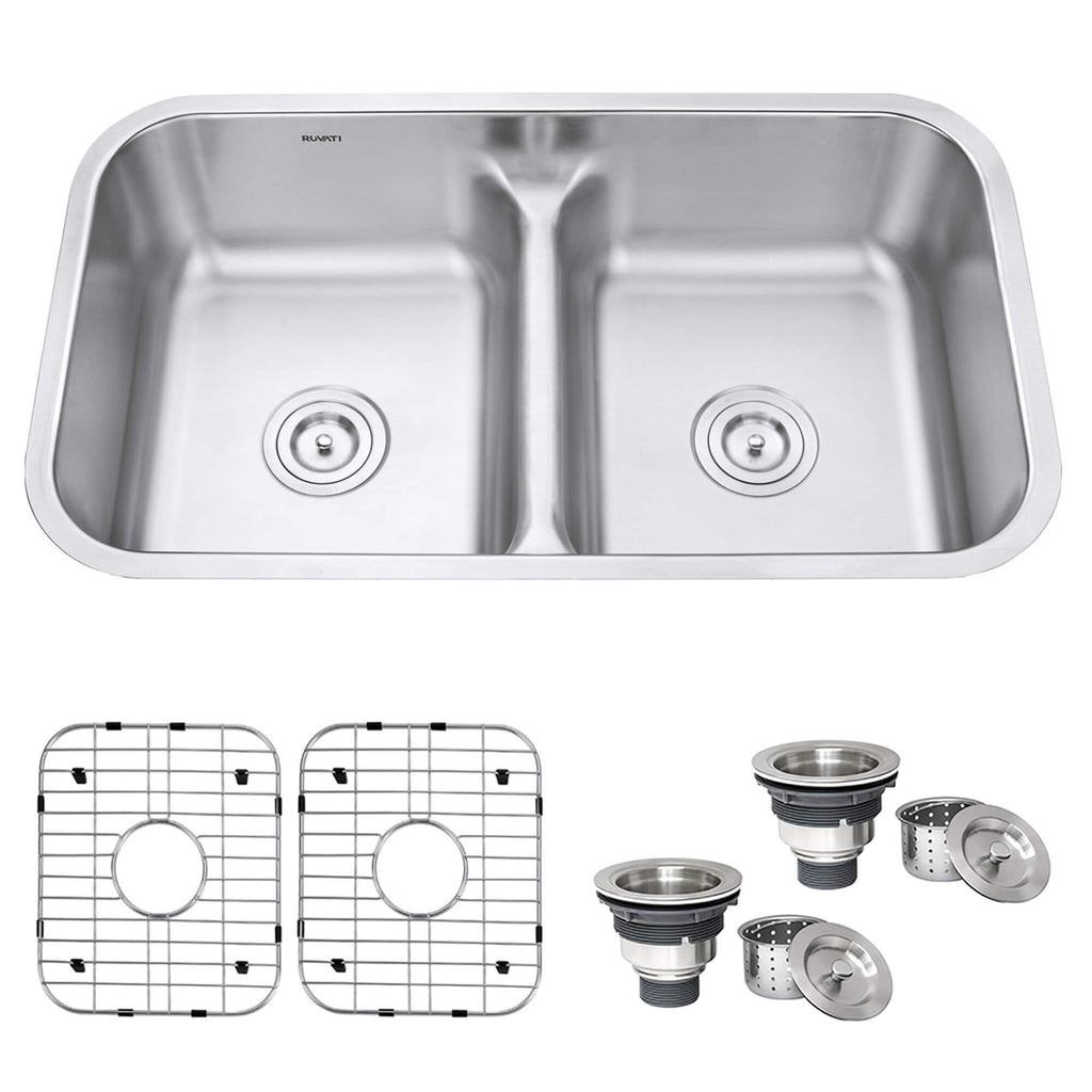 Ruvati Parmi — Tarja de Cocina en Acero Inoxidable — Acero Inoxidable — 1