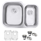 Ruvati Parmi — Tarja de Cocina en Acero Inoxidable — Acero Inoxidable