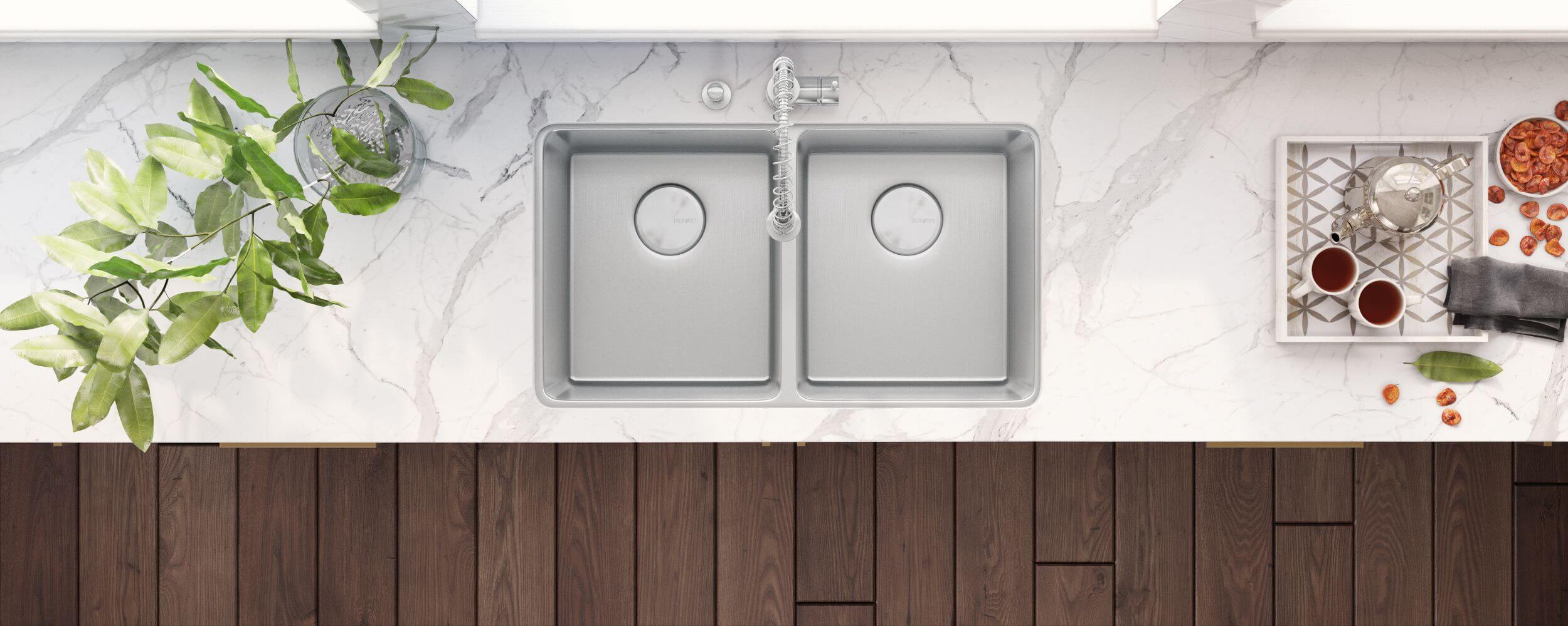 Ruvati Modena — Tarja de Cocina en Acero Inoxidable — Acero Inoxidable — 3