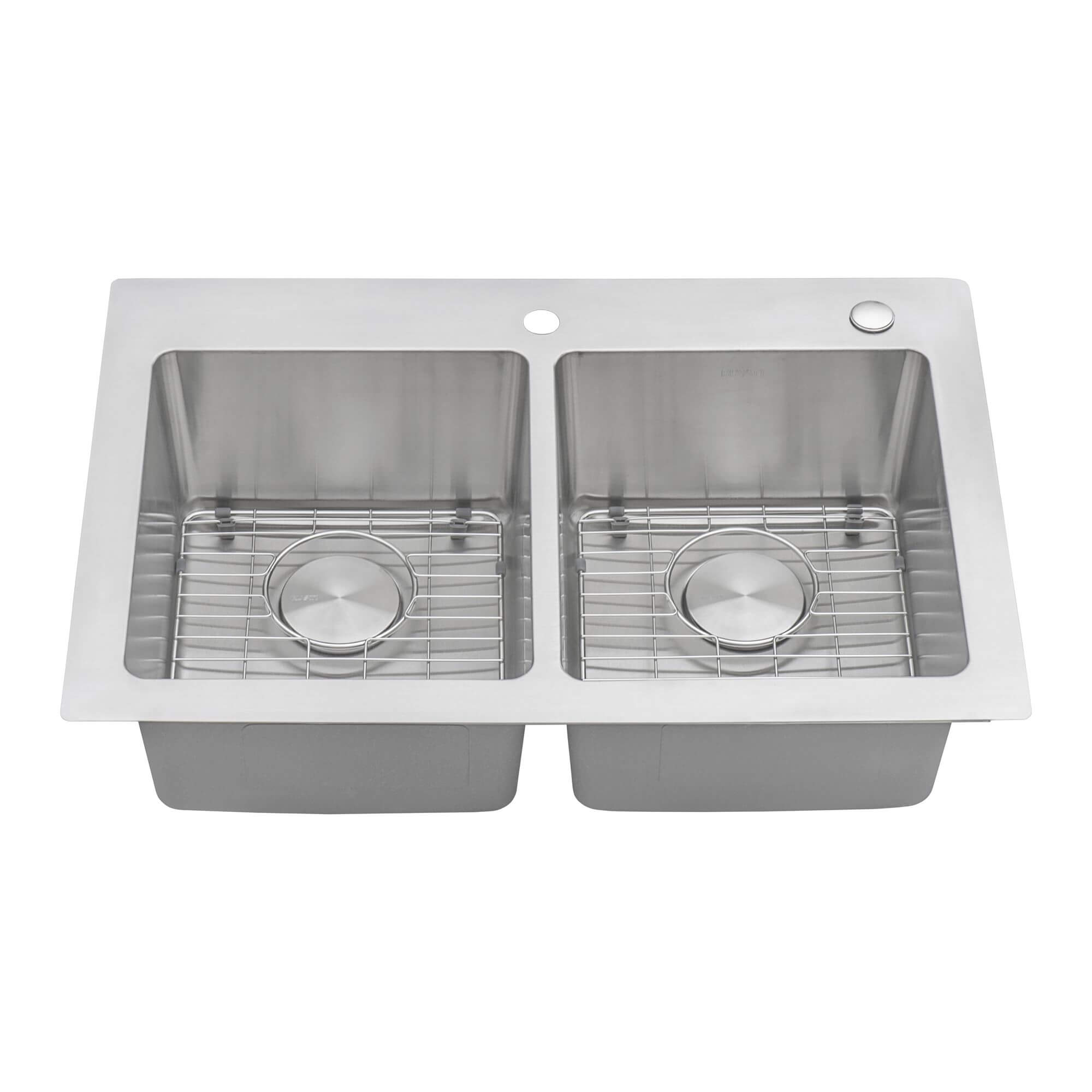 Ruvati Modena — Tarja de Cocina de 33 x 22 pulg en Acero Inoxidable — Acero Inoxidable