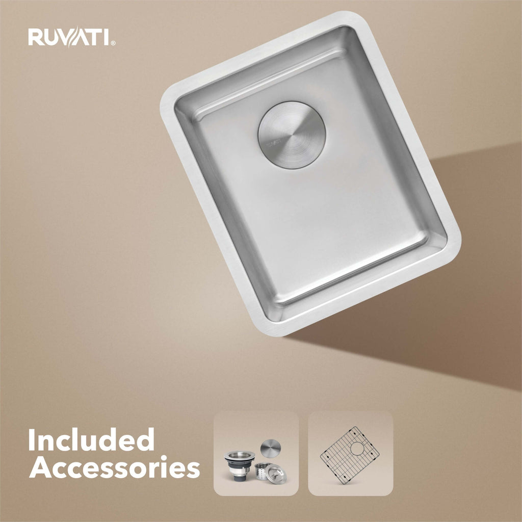 Ruvati Modena — Tarja de Bar / Prep en Acero Inoxidable — Acero Inoxidable — 1