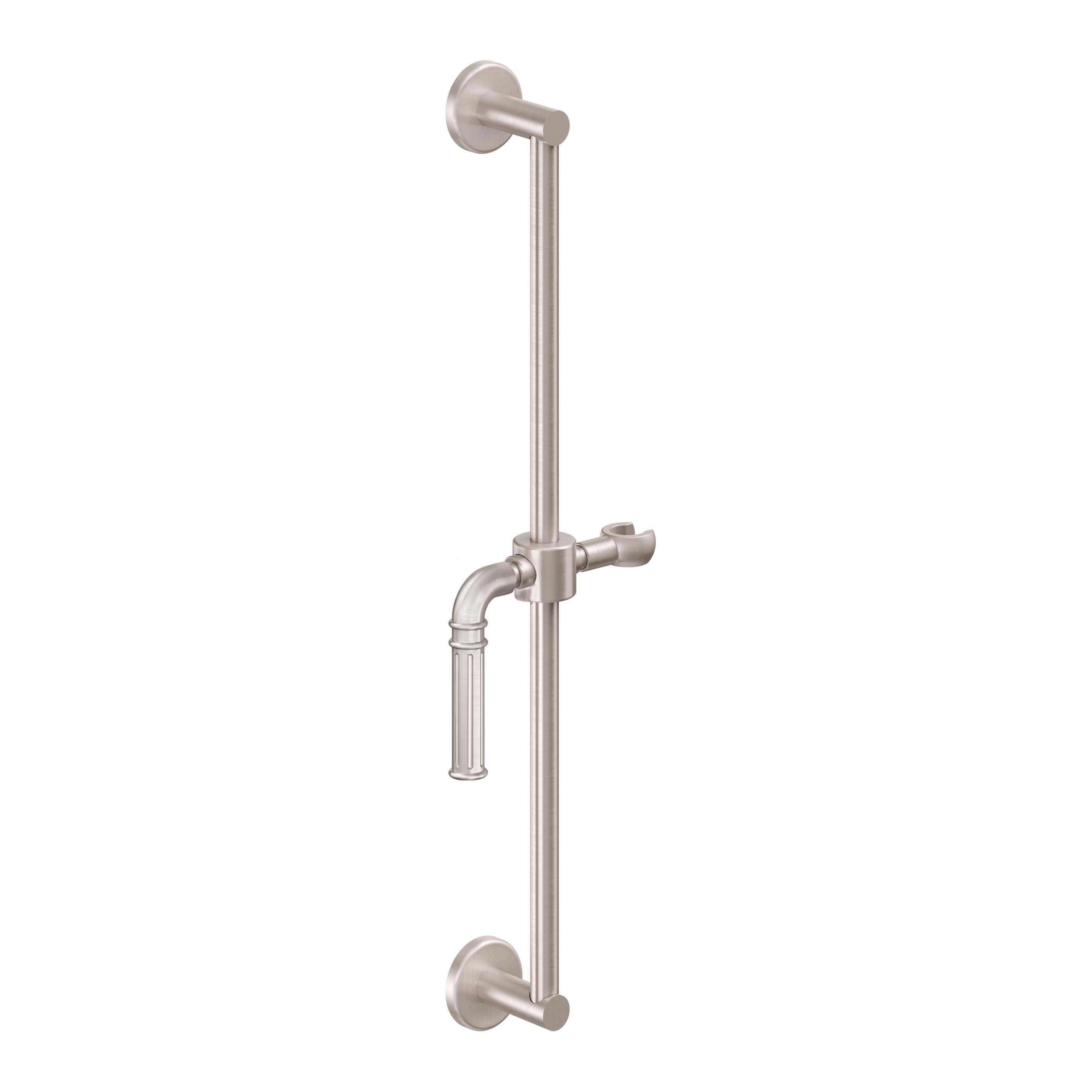 California Faucets Barra Deslizante de Pared — Trousdale (SB-C1) — Acabado Níquel Satinado