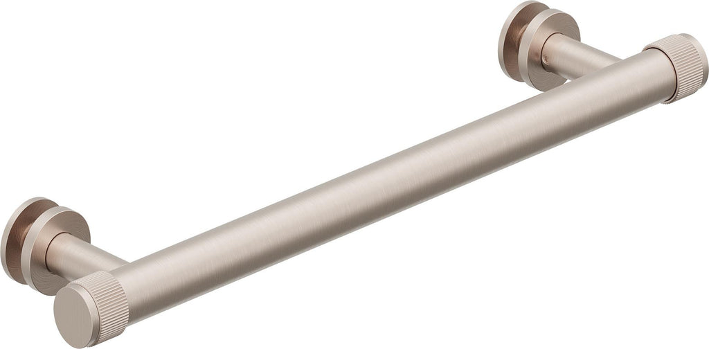 California Faucets Steampunk Bay Toallero / Manija para Puerta de Regadera - Acuñado - Satin Nickel