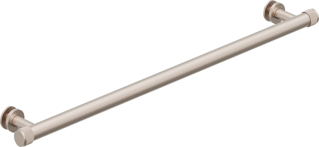 California Faucets Steampunk Bay Toallero / Manija para Puerta de Regadera - Acuñado - Satin Nickel