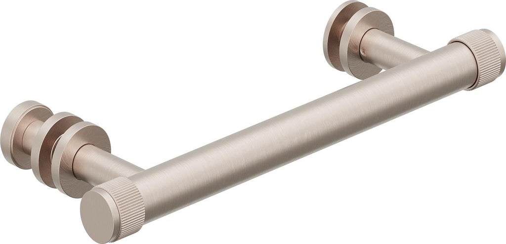 California Faucets Steampunk Bay Toallero y Gancho para Puerta de Regadera - Acuñado - Satin Nickel