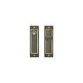 Cerradura para puerta corrediza — Rocky Mountain Hardware bronce macizo